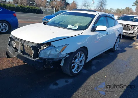 2012 Nissan Maxima 3.5 S z USA, uszkodzony, nr VIN 1N4AA5AP1CC808814